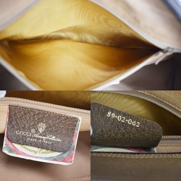 Gucci Gg Canvas Beige Canvas Handbag (Pre-Owned) - Picture 5 of 10